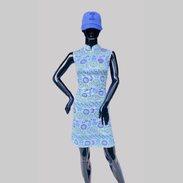 ITU Blue Mosaic Terri Dress
