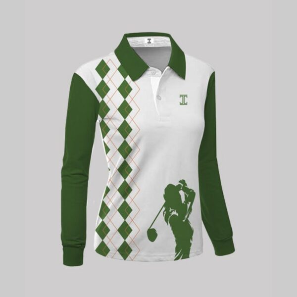 ITU Funky SHE Argyle Golfer Shirt - Image 2