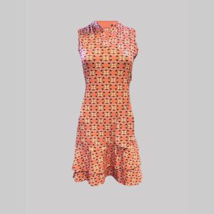 Itu Rusty Aztec Dress