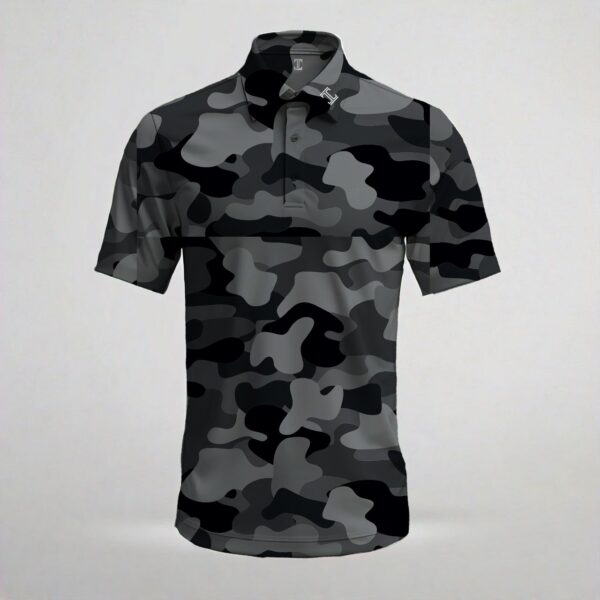 Itu Black Camouflage Craft Shirt