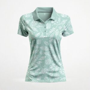 Itu Mint Floral Craft Shirt