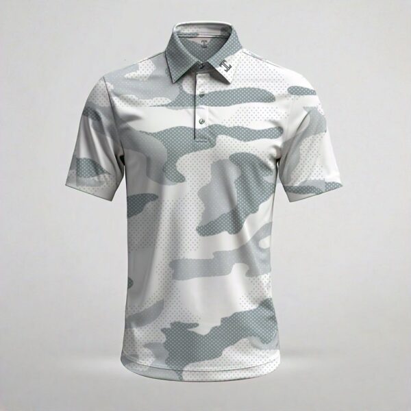 Itu Grey Camo Dots Craft Shirt