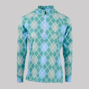 Itu Green Argyle Midlayer