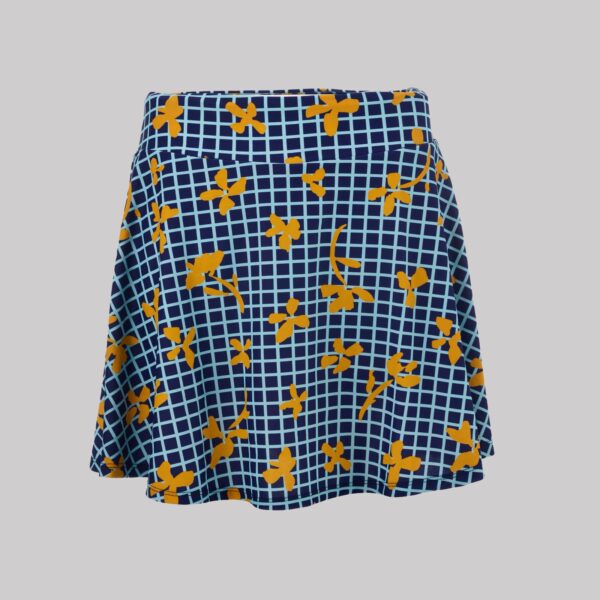 Itu Blue/Yellow Ribbon Skort