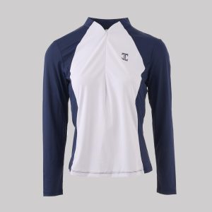 Sophie Navy and White Raglan Sweater