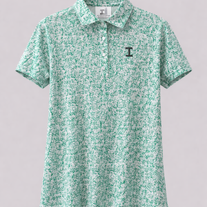 Itu Green Floral Seipati Mesh Shirt