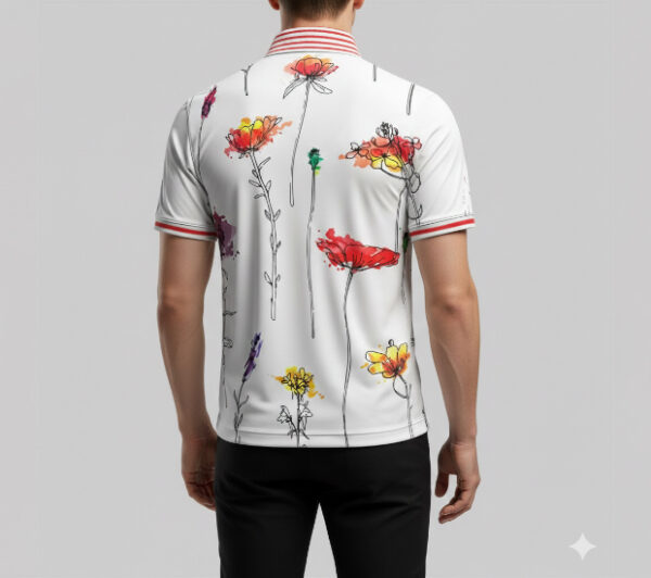 Itu White Floral Bloom Shirt