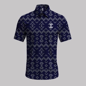 ITU Navy Oriental Aztec Craft Shirt