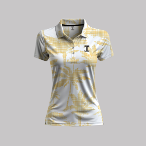 Itu Gold and White Palms Craft Shirt