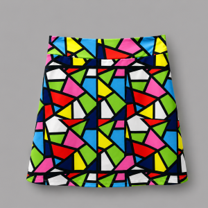 Itu Geometric Mosaic Skort