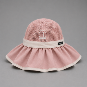 Itu Mesh Top Bow Bucket Hat