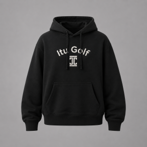 Itu Black Basic Hoodie