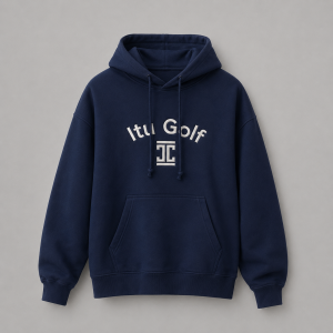 Itu Navy Blue Basic Hoodie