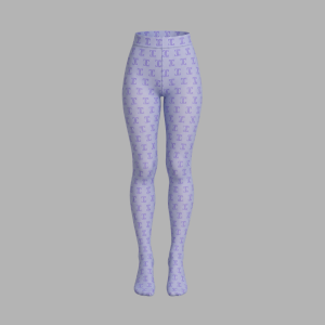 ITU Signature Stockings Sky Blue