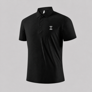 Itu Square Jacquard Craft Shirt Black