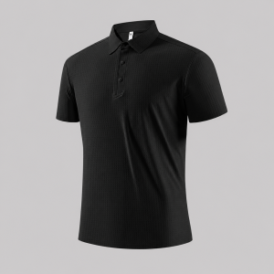 Itu Square Jacquard Craft Shirt Black