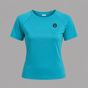 Itu Blue Layered Motion Roundneck