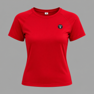 Itu Red Layered Motion Roundneck
