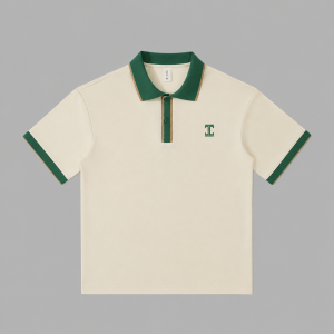 Itu Retro Polo shirt Creme White