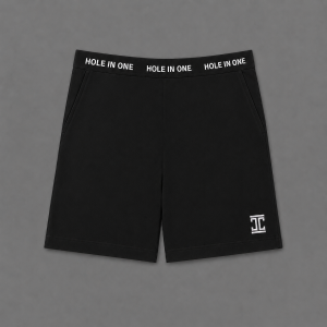Itu Hole In One Pleated Shorts Black