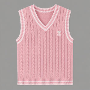 Itu Powder Pink Knitted pull over (Plain)