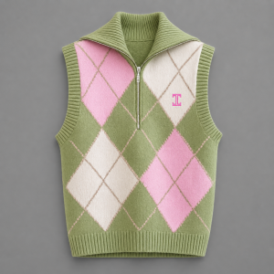 Itu Kgapi Pink Pullover Green and Pink