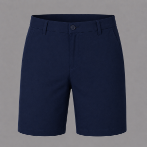 Itu Navy Blue Basic Elastic Shorts