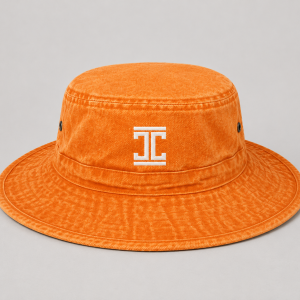 Itu Wide Brim Safari Bucket Hat Orange