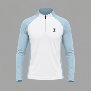Itu Milton Fairway Sweater White/Sky Blue