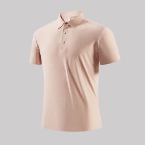 Itu Square Jacquard Craft Shirt Peach