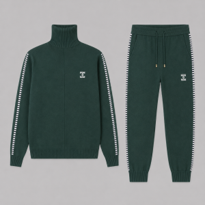 Itu Knitted Set Bottle Green - Exclusive Limited Edition