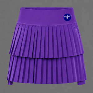Itu Layered Pleated Skort Purple