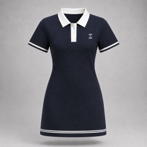 Itu Sesae Knitt Dress Navy