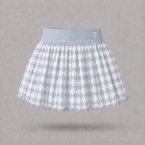 Itu Lizzy Argyle Mesh Skort Sky Blue