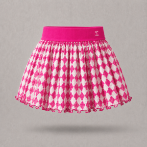 Itu Lizzy Argyle Mesh Skort Pink