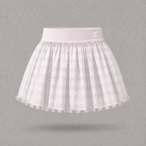 Itu Lizzy Argyle Mesh Skort Light Pink