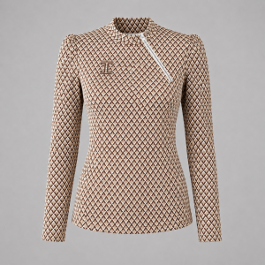 Itu Brown Square Shirt