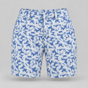 Itu Royal Floral Shorts Navy