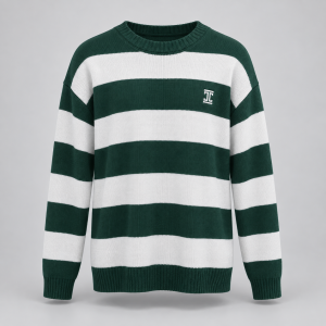 Itu Horizontal Green Cream Jersey