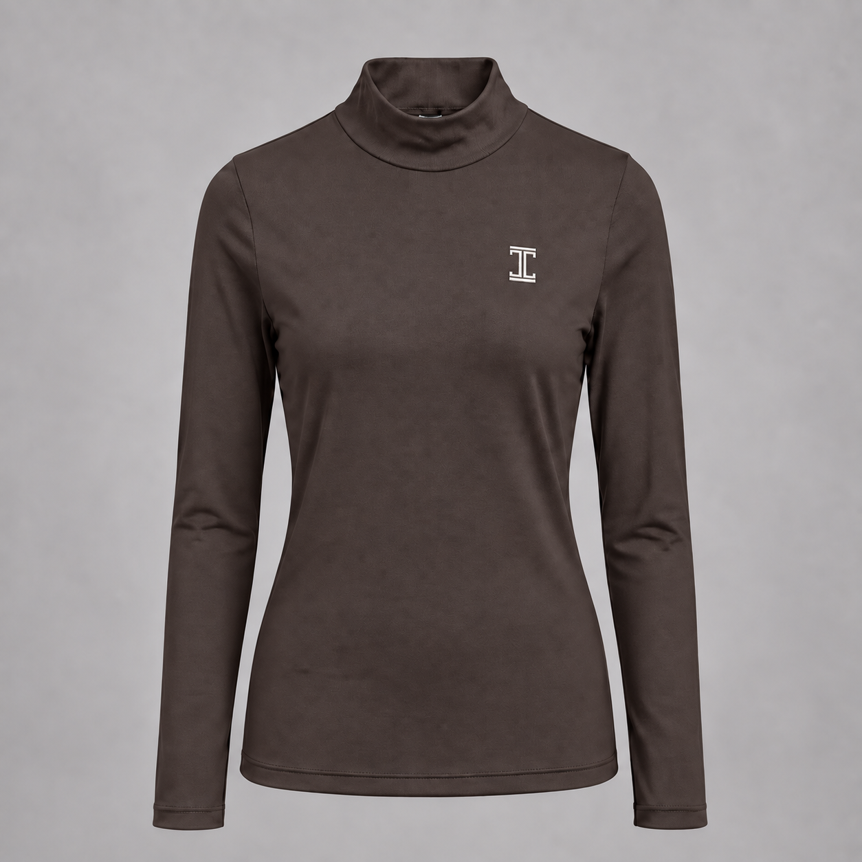Itu Basic Polar Neck Dark Brown
