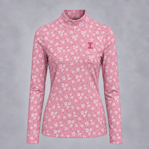 Itu Floral Polar Neck Pink