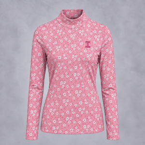 Itu Floral Polar Neck Pink