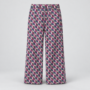 Itu Nomsa Loose Fit Rose Prism Diamond Pants