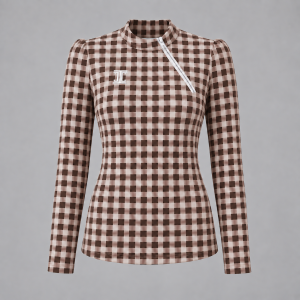 Itu Brown Square Shirt