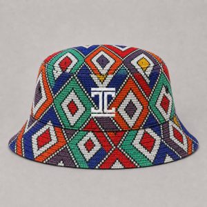 Itu Bucket Hat Ndebele Drawstring
